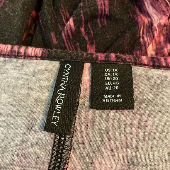 Cynthia Rowley vneck tunic tee - Picture 2 of 6